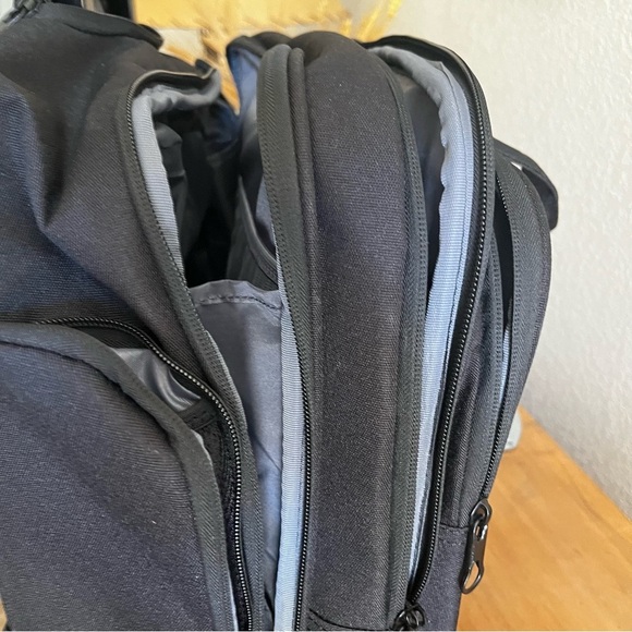 NWT KROSER Maletin Expandible Travel Bag Laptops Roller Black Telescope Zipper - Picture 8 of 11